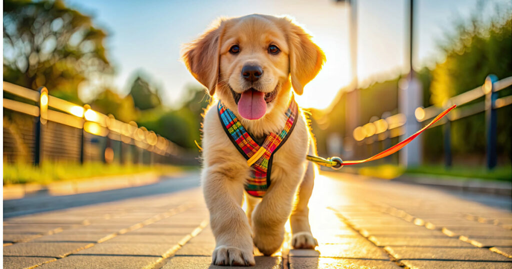 子犬の散歩はいつから？散歩デビューの時期・練習方法・注意点を解説